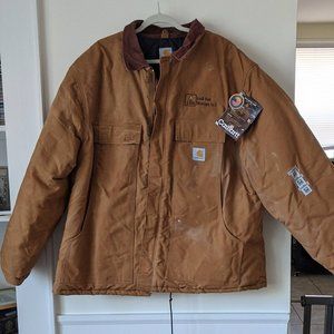 Men's Carhartt Traditional Duck Artic Quilt Lined Coat - NEW
